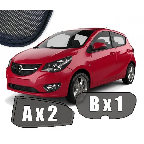 Solskjerm Opel KARL (2015-2019) (3 stk)