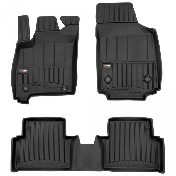 Gulvmatter Opel Meriva (2003-2010) – 3D Premium med sidekant | Frogum