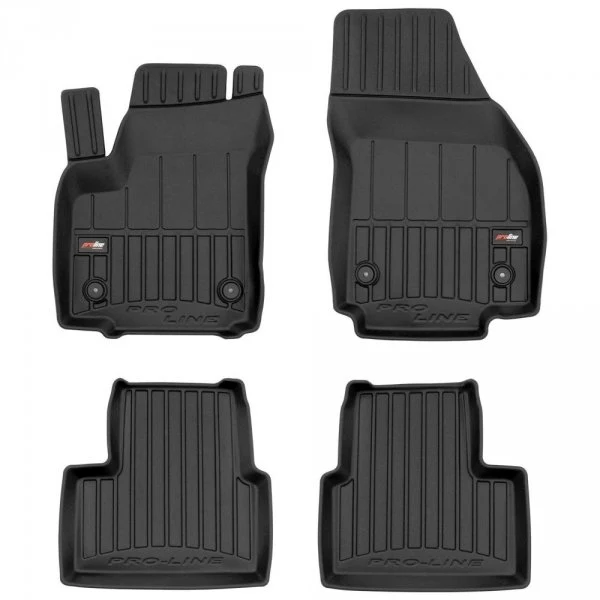 Gulvmatter Opel Meriva B (2010-2017) – 3D Premium med sidekant | Frogum