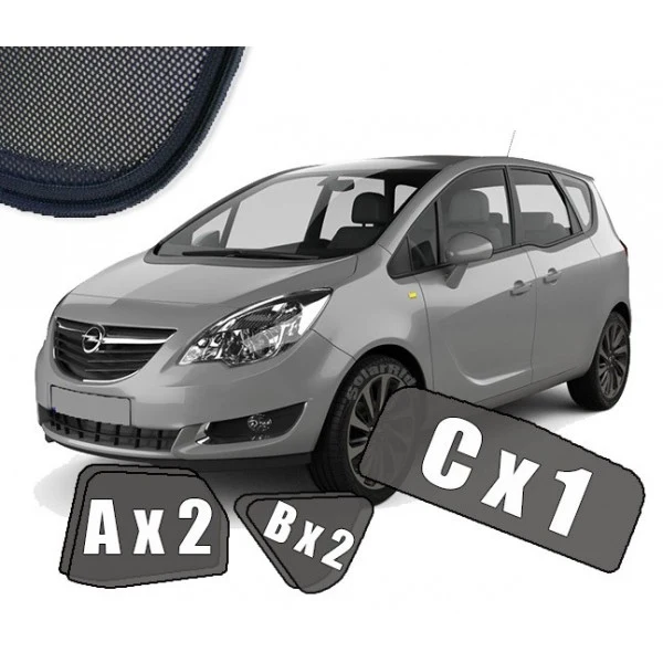 Solskjerm Opel Meriva B (2010-2017) (5 stk)