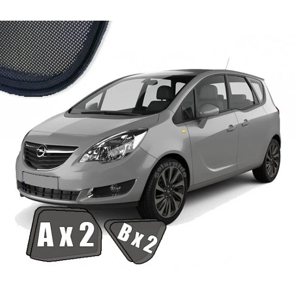 Solskjerm Opel Meriva B (2010-2017) (4 stk)