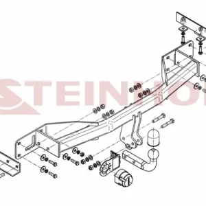 Tilhengerfeste Opel Meriva (eksl. Flex-Fix) (eksl. 1.3CDTi) (2010-2017) – fastmontert | Steinhof