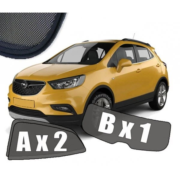 Solskjerm Opel Mokka / Mokka X (2012-2019) (3 stk)