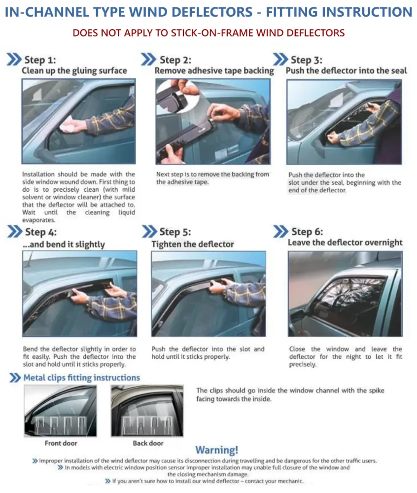 Vindavviser Opel MOVANO B (2010-2019) – PMMA Plexi | Heko