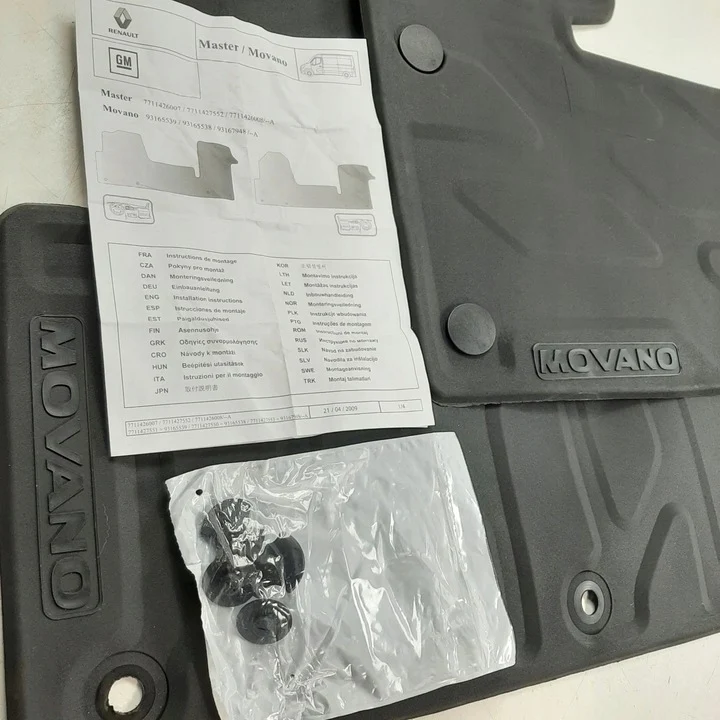 Gulvmatter Opel Movano B / C – TPE | PSA OEM