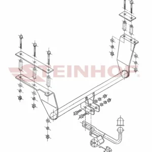 Tilhengerfeste Opel Omega B Stasjonsvogn (1994-1999) – fastmontert | Steinhof