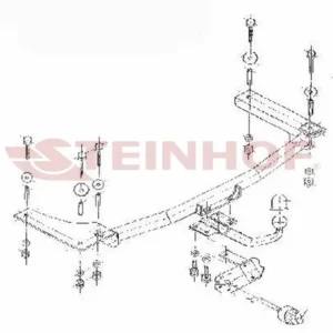 Tilhengerfeste Opel Vectra B Stasjonsvogn (1998-2003) – fastmontert | Steinhof