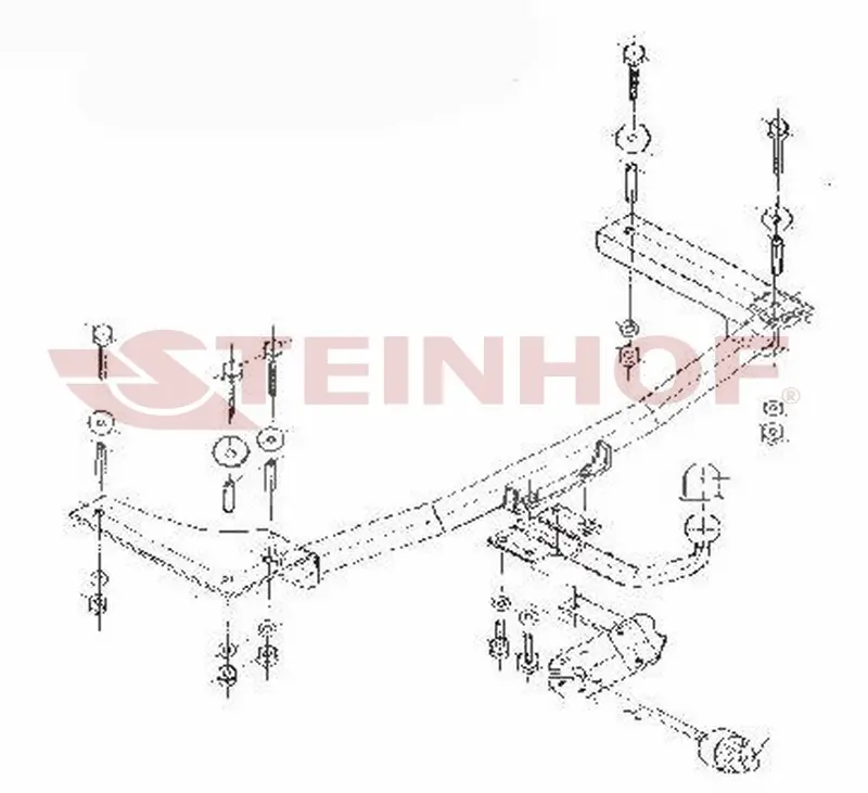 Tilhengerfeste Opel Vectra B Stasjonsvogn (1998-2003) – fastmontert | Steinhof