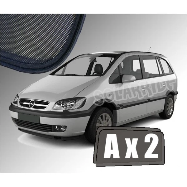 Solskjerm Opel Zafira (1999-2005) (2 stk)