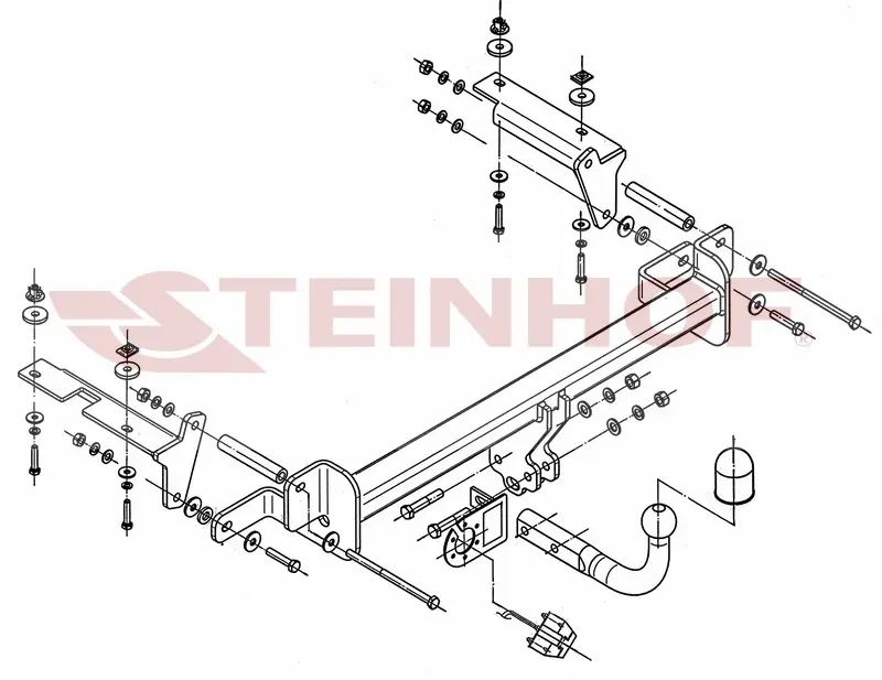 Tilhengerfeste Opel Zafira B (2005-2014) – fastmontert | Steinhof
