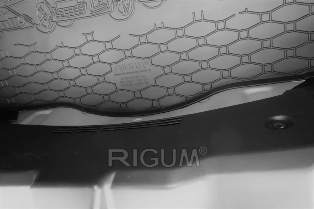 Bagasjeromsmatte Peugeot 108 (2014-2021) – Luktfrie Gummi | Rigum