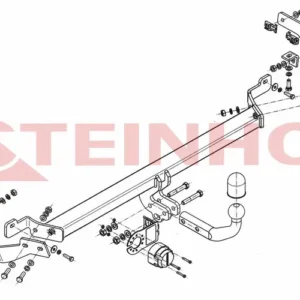 Tilhengerfeste Peugeot 2008 I (2013-2019) – fastmontert | Steinhof