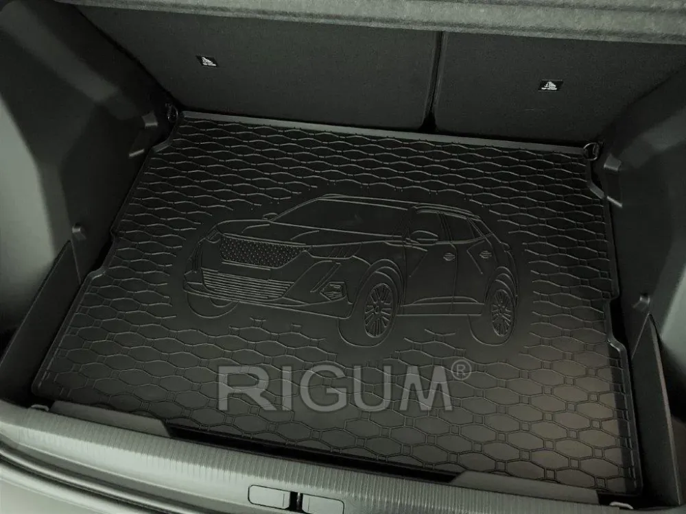 Bagasjeromsmatte Peugeot e-2008 (2019-) – Luktfrie Gummi | Rigum