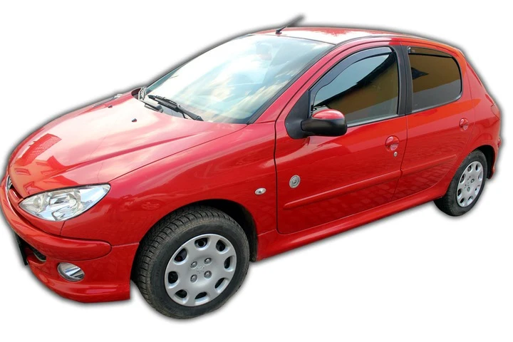 Vindavviser Peugeot 206 5-dørs (1998-2012) – PMMA Plexi | Heko