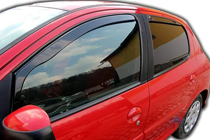 Vindavviser Peugeot 206 5-dørs (1998-2012) – PMMA Plexi | Heko
