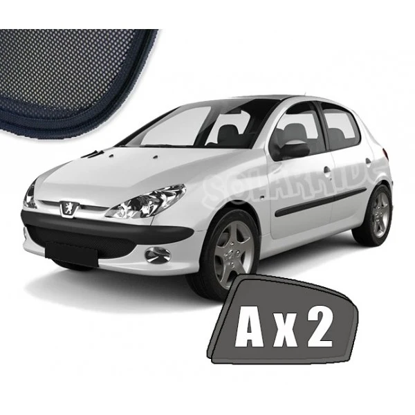 Solskjerm Peugeot 206 (1998-2009) (2 stk)