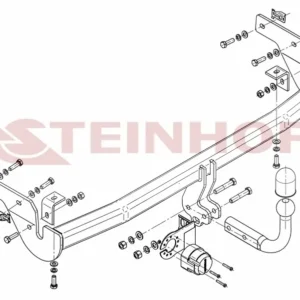 Tilhengerfeste Peugeot 207 3/5D (2006-) – fastmontert | Steinhof