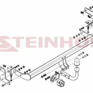 Tilhengerfeste Peugeot 207 SW Stasjonsvogn (2007-) – fastmontert | Steinhof