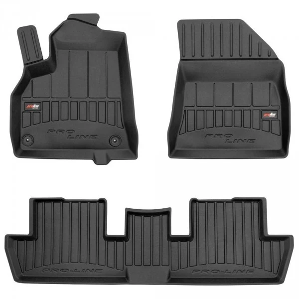 Gulvmatter Peugeot 3008 I (2009-2016) – 3D Premium med sidekant | Frogum