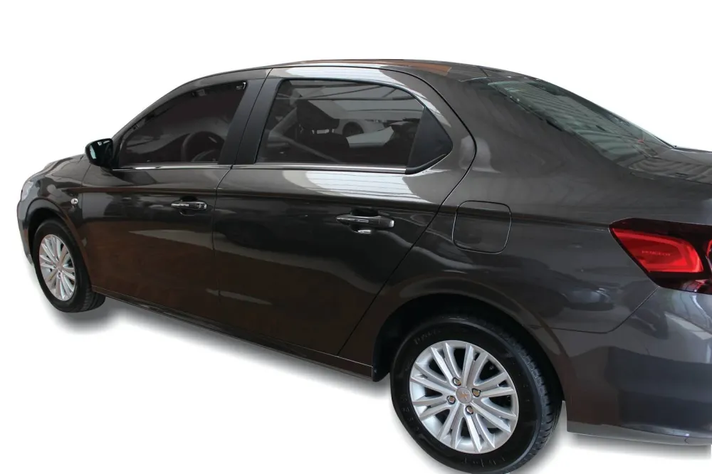 Vindavviser Peugeot 301 4-dørs 2013 → sett 2 stk. – PMMA Plexi | Heko