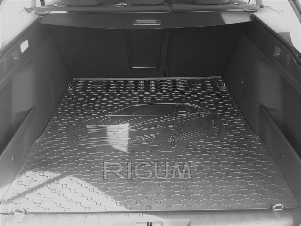 Bagasjeromsmatte Peugeot 308 SW (2014-2021) – Luktfrie Gummi | Rigum