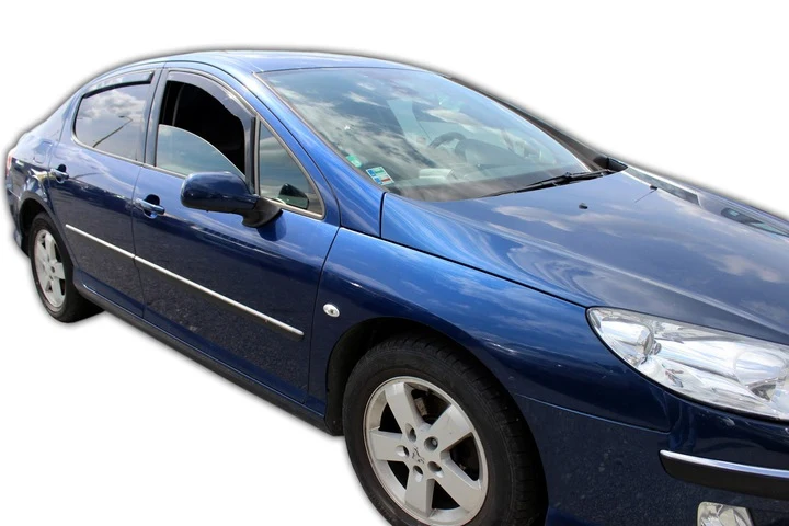 Vindavviser Peugeot 407 4-dørs (2004-2010) – PMMA Plexi | Heko