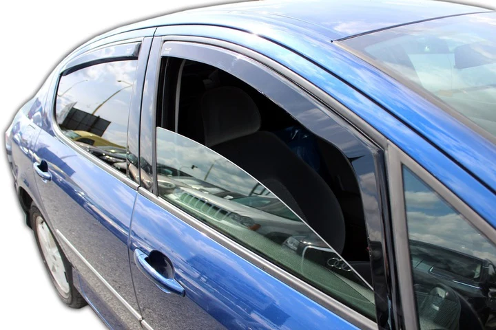 Vindavviser Peugeot 407 4-dørs (2004-2010) – PMMA Plexi | Heko