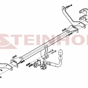 Tilhengerfeste Peugeot 508 I Sedan (2010-2018) – fastmontert | Steinhof