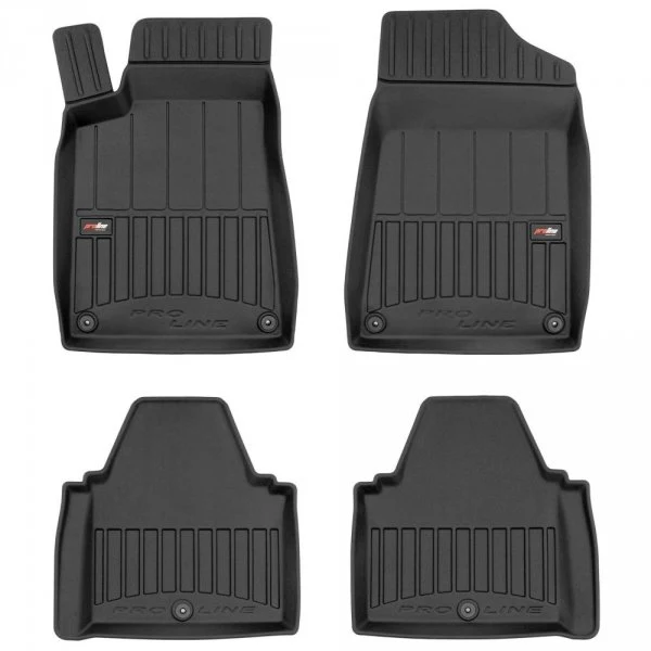 Gulvmatter Peugeot 607 (1999-2010) – 3D Premium med sidekant | Frogum