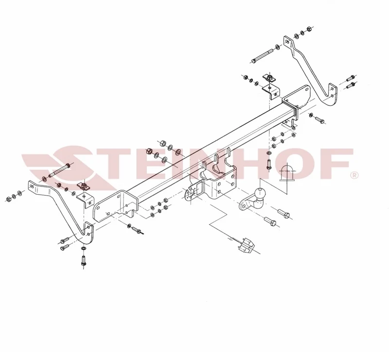 Tilhengerfeste Peugeot Boxer II – fastmontert | Steinhof
