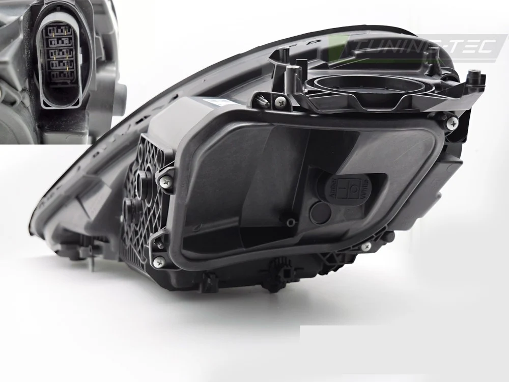 Frontlykter Porsche Boxster (981) 12-16 - LED Svart