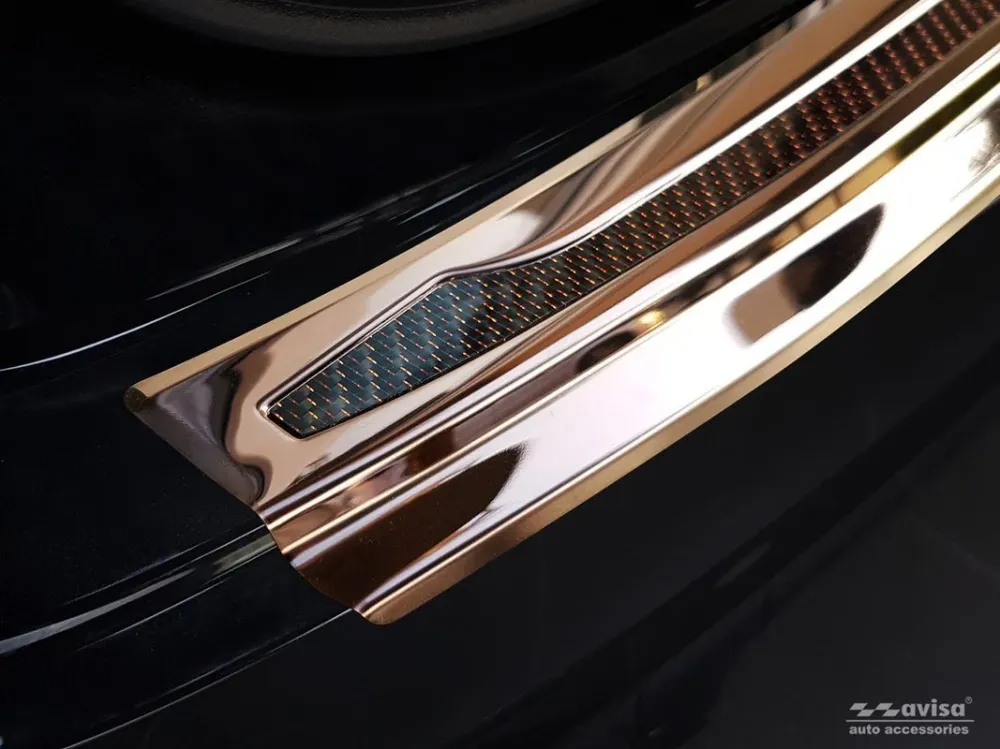 Bakfangerbeskytter Porsche Cayenne III (9YA) (2017-) – rustfritt stål + carbon | Avisa