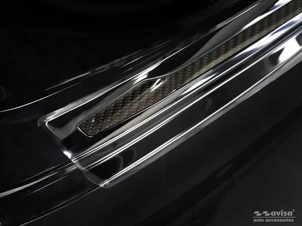 Bakfangerbeskytter Porsche Cayenne III (9YA) (2017-) – rustfritt stål + carbon | Avisa