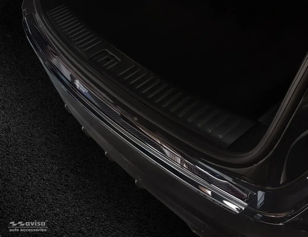 Bakfangerbeskytter Porsche Cayenne III (9YA) (2017-) – rustfritt stål + carbon | Avisa