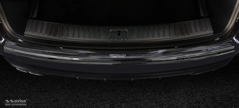 Bakfangerbeskytter Porsche Cayenne III (9YA) (2017-) – rustfritt stål + carbon | Avisa