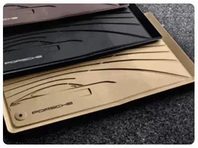 Gulvmatter Porsche Panamera II (971) (2016-2023) – med kant | Porsche OEM