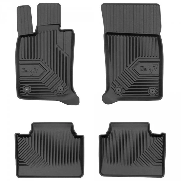 Gulvmatter Porsche Panamera II (971) (2016-2023) – 3D Premium med sidekant | Frogum