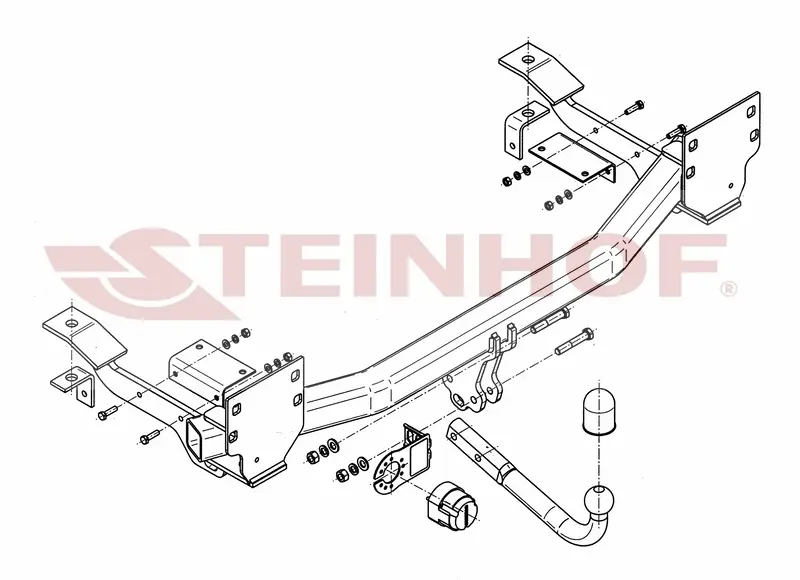 Tilhengerfeste Rover Range Rover (L322) (2002-2012) – fastmontert | Steinhof