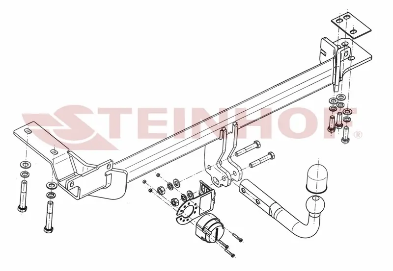 Tilhengerfeste Rover Range Rover Evoque I (2011-2018) – fastmontert | Steinhof