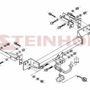 Tilhengerfeste Renault Clio II 3/5D (2001-2005) – fastmontert | Steinhof