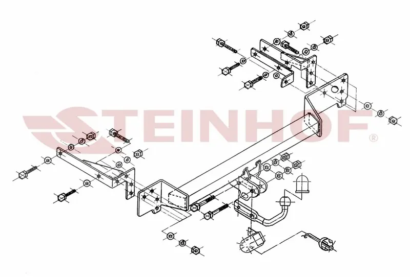 Tilhengerfeste Renault Clio II 3/5D (2001-2005) – fastmontert | Steinhof