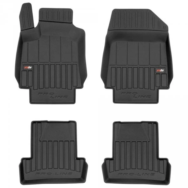 Gulvmatter Renault Clio III (2005-2013) – 3D Premium med sidekant | Frogum