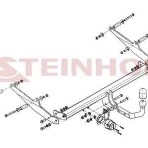 Tilhengerfeste Renault Clio III Grandtour (Stasjonsvogn) (2008-2012) – fastmontert | Steinhof
