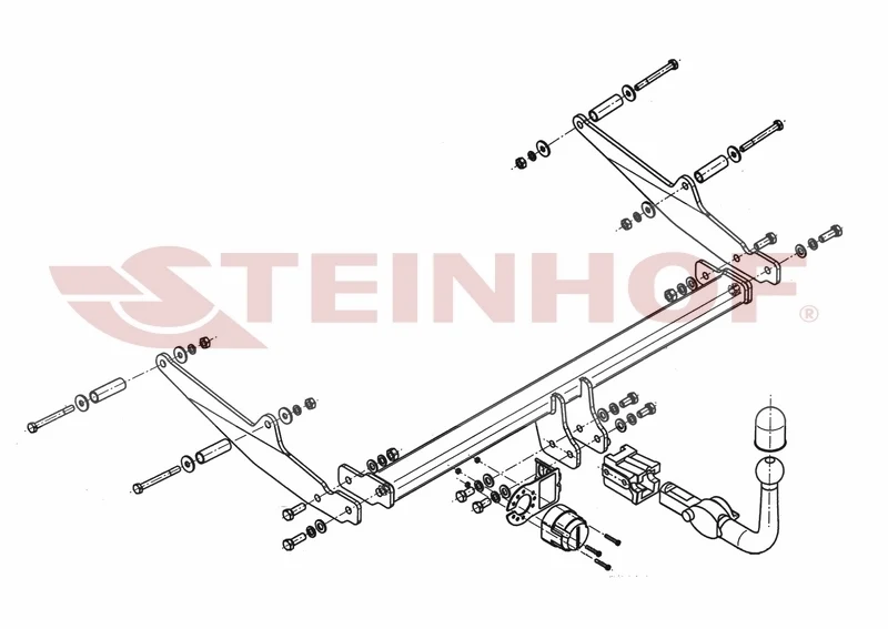 Tilhengerfeste Renault Clio III Grandtour (Stasjonsvogn) (2008-2012) – avtagbart | Steinhof