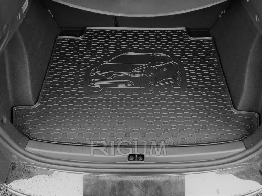 Bagasjeromsmatte Renault Clio IV Grandtour (2013-2020) – Luktfrie Gummi | Rigum