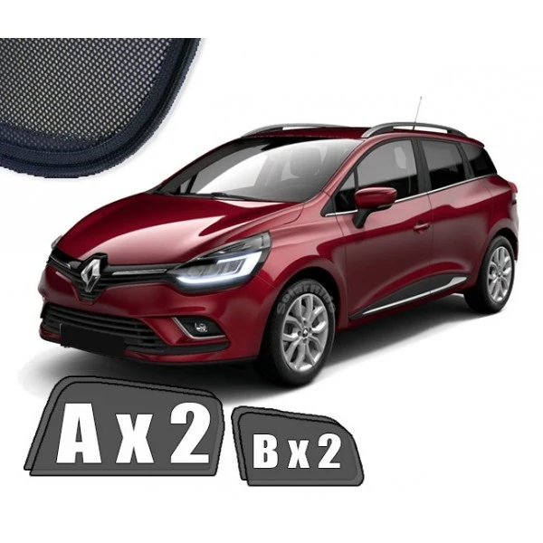 Solskjerm Renault CLIO (STV) IV (2012-2019) (4 stk)