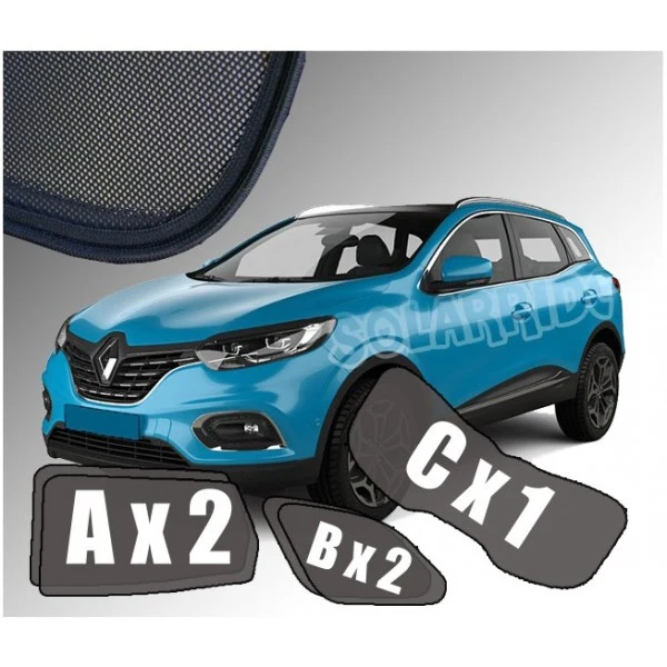 Solskjerm Renault Kadjar (2015-2022) (5 stk)