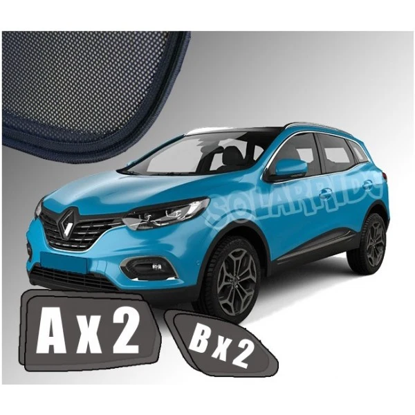 Solskjerm Renault Kadjar (2015-2022) (4 stk)