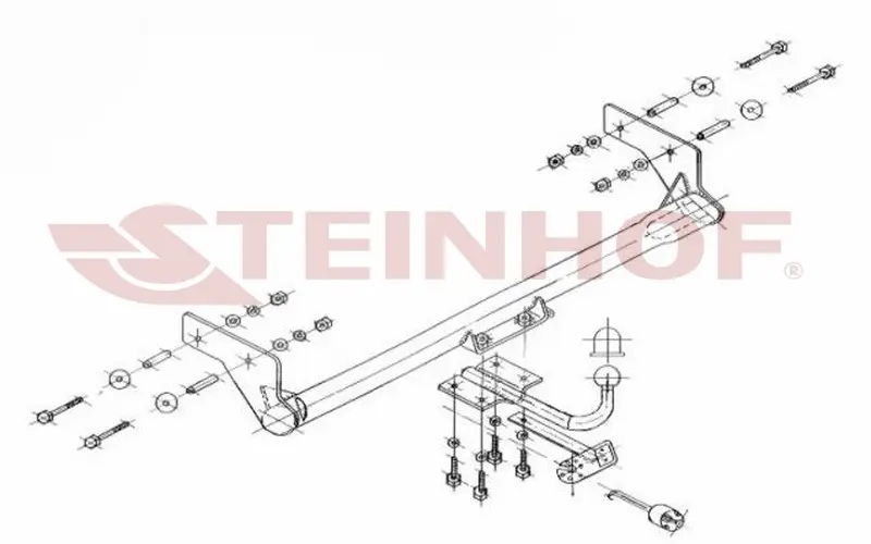 Tilhengerfeste Renault Kangoo I eksl.maxi (1997-2008) – fastmontert | Steinhof