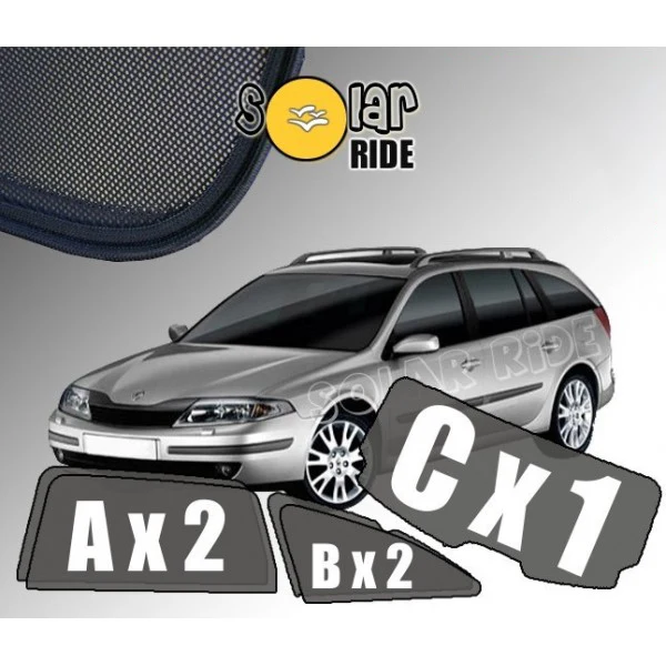 Solskjerm Renault LAGUNA (STV) II (2001-2007) (5 stk)